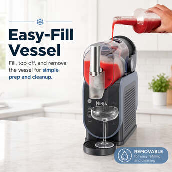 Ninja SLUSHi Professional Frozen Drink and Slushie Maker (Artic Blue/Gray) — thumbnail 3