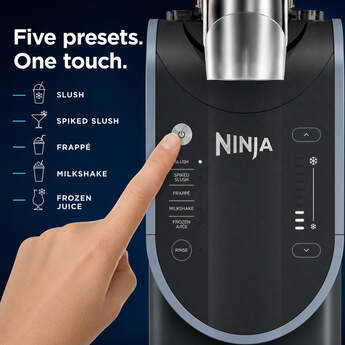 Ninja SLUSHi Professional Frozen Drink and Slushie Maker (Artic Blue/Gray) — thumbnail 5