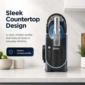 Ninja SLUSHi Professional Frozen Drink and Slushie Maker (Artic Blue/Gray) — thumbnail 8