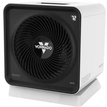 Velocity 5 Cube OSC+ Whole Room Space Heater with Oscillation - White — thumbnail 3