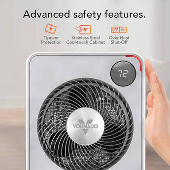 VMHi500+ Whole Room Space Heater with Auto Climate Control - White — thumbnail 2