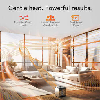 VMHi500+ Whole Room Space Heater with Auto Climate Control - White — thumbnail 6