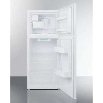 Summit 24" 9.9 cu. ft. White Top Freezer Refrigerator - ADA Compliant — thumbnail 2
