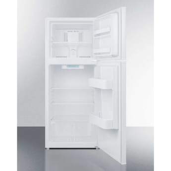 Summit 24" 9.9 cu. ft. White Top Freezer Refrigerator - ADA Compliant — thumbnail 3