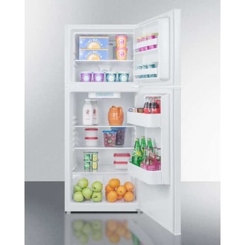 Summit 24" 9.9 cu. ft. White Top Freezer Refrigerator - ADA Compliant — thumbnail 4