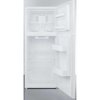 Summit 24" 9.9 cu. ft. White Top Freezer Refrigerator - Energy Star — thumbnail 2