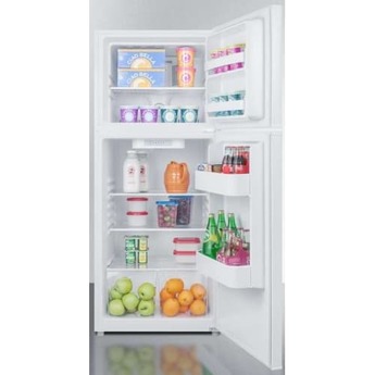 Summit 24" 9.9 cu. ft. White Top Freezer Refrigerator - Energy Star — thumbnail 3