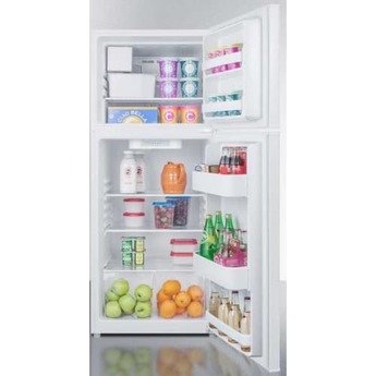 Summit 24" 11.5 cu. ft. White Top Freezer Refrigerator — thumbnail 2