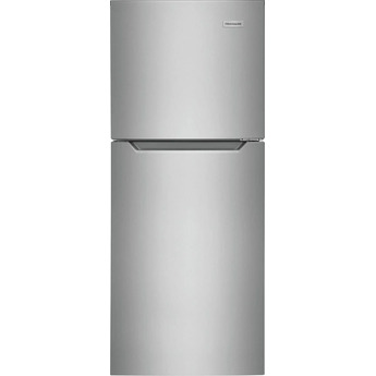 Frigidaire 24" 10.1 cu.ft. Brushed Steel Top Freezer Refrigerator - Energy Star