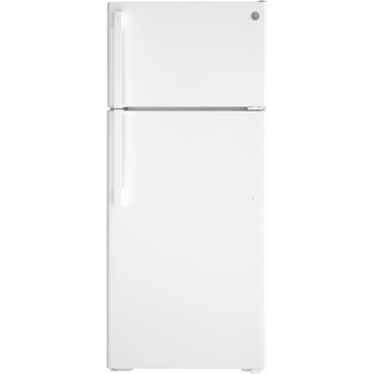 GE 17.5 cu.ft. White Top Freezer Refrigerator - Energy Star