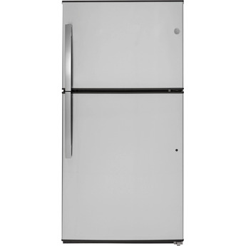 GE 33" 21.2 cu. ft. Stainless Steel Top Freezer Refrigerator with Ice Maker - Energy Star