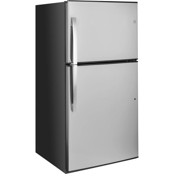GE 33" 21.2 cu. ft. Stainless Steel Top Freezer Refrigerator with Ice Maker - Energy Star — thumbnail 3