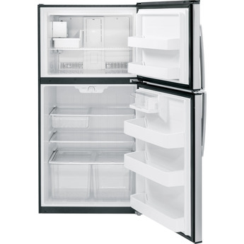 GE 33" 21.2 cu. ft. Stainless Steel Top Freezer Refrigerator with Ice Maker - Energy Star — thumbnail 4