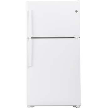 GE 21.9 cu.ft. White Top Freezer Refrigerator - Energy Star