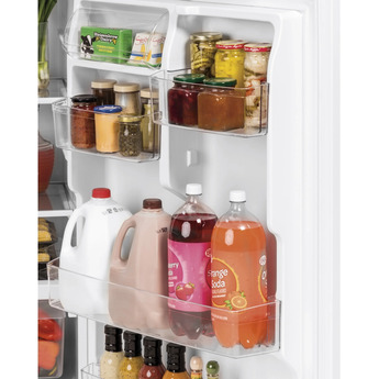 GE 21.9 cu.ft. White Top Freezer Refrigerator - Energy Star — thumbnail 3