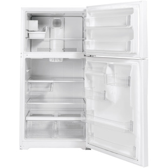 GE 21.9 cu.ft. White Top Freezer Refrigerator - Energy Star — thumbnail 7