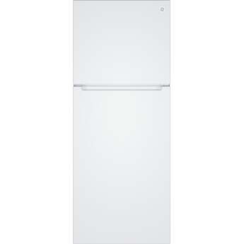 GE 12 Cu. Ft. Top Freezer Refrigerator: White
