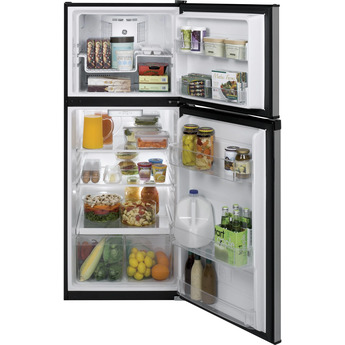 GE 24" 11.55 cu. ft. Stainless Steel Top Freezer Refrigerator - Energy Star — thumbnail 6