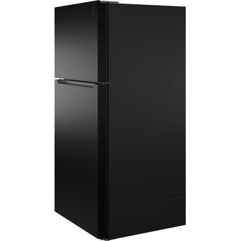 GE 19 Cu. Ft. Top Freezer Refrigerator: Black — thumbnail 16