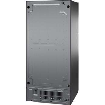 GE 19 Cu. Ft. Top Freezer Refrigerator: Black — thumbnail 7