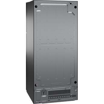 GE 19 Cu. Ft. Top Freezer Refrigerator: Black — thumbnail 9