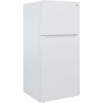 GE 19 Cu. Ft. Top Freezer Refrigerator: White — thumbnail 23
