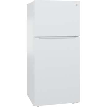GE 19 Cu. Ft. Top Freezer Refrigerator: White — thumbnail 24