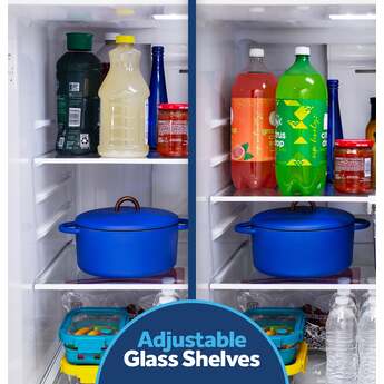 GE 19 Cu. Ft. Top Freezer Refrigerator: White — thumbnail 30
