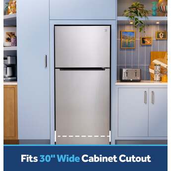 GE 19 Cu. Ft. Top Freezer Refrigerator: Fingerprint Resistant Stainless Steel — thumbnail 30