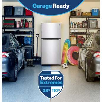 GE 19 Cu. Ft. Top Freezer Refrigerator: Fingerprint Resistant Stainless Steel — thumbnail 32