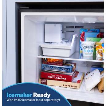 GE 19 Cu. Ft. Top Freezer Refrigerator: Fingerprint Resistant Stainless Steel — thumbnail 34