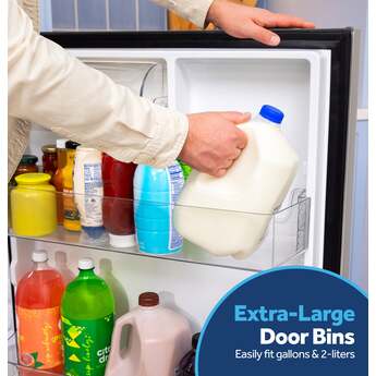 GE 19 Cu. Ft. Top Freezer Refrigerator: Fingerprint Resistant Stainless Steel — thumbnail 35