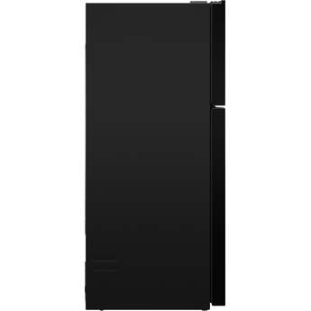 GE 21 Cu. Ft. Top Freezer Refrigerator: Black — thumbnail 11
