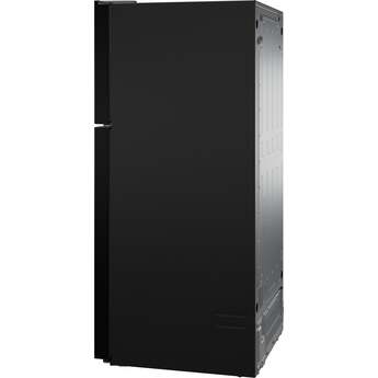GE 21 Cu. Ft. Top Freezer Refrigerator: Black — thumbnail 13