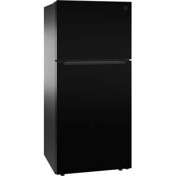 GE 21 Cu. Ft. Top Freezer Refrigerator: Black — thumbnail 33