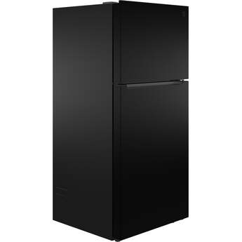 GE 21 Cu. Ft. Top Freezer Refrigerator: Black — thumbnail 35