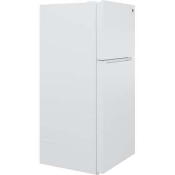 GE 21 Cu. Ft. Top Freezer Refrigerator: White — thumbnail 21