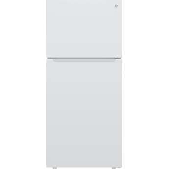 GE 21 Cu. Ft. Top Freezer Refrigerator: White — thumbnail 25