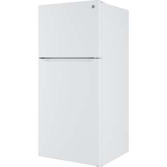 GE 21 Cu. Ft. Top Freezer Refrigerator: White — thumbnail 27