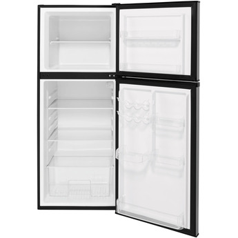 GE 24" 9.9 cu.ft. Stainless Steel Top Freezer Refrigerator — thumbnail 3