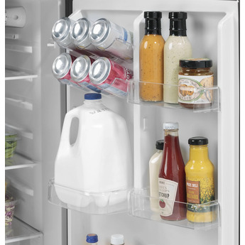 GE 24" 9.9 cu.ft. Stainless Steel Top Freezer Refrigerator — thumbnail 9