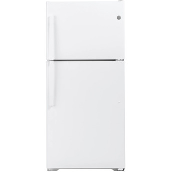 GE 19.1 cu.ft. White Top Freezer Refrigerator - Energy Star
