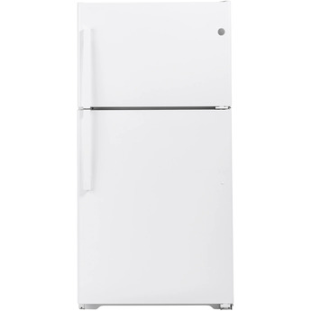 GE 21.9 cu.ft. White Top Freezer Refrigerator - Energy Star