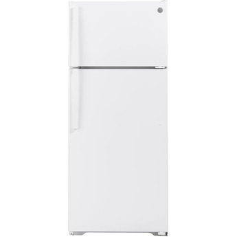GE 17.5 cu.ft. White Top Freezer Refrigerator
