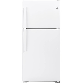 GE 19.1 cu.ft. White Top Freezer Refrigerator