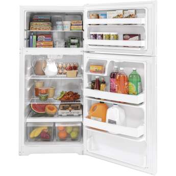 Hotpoint 28" 15.6 cu. ft. White Top Freezer Refrigerator - Right Hinge - ADA Compliant — thumbnail 3
