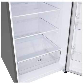 LG 28 Inch Freestanding Top Freezer Refrigerator with 18 cu. ft. Capacity, 2 Glass Shelves, Gallon Door Bins, Multi-Air Flow System, Garage Ready, Ice Maker Ready, and ENERGY STAR®: Printproof™ Stainless Steel — thumbnail 10