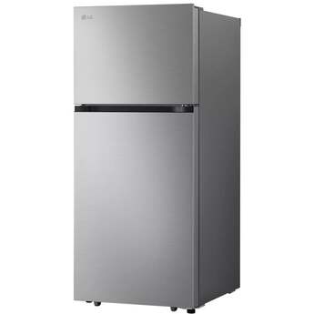 LG 28 Inch Freestanding Top Freezer Refrigerator with 18 cu. ft. Capacity, 2 Glass Shelves, Gallon Door Bins, Multi-Air Flow System, Garage Ready, Ice Maker Ready, and ENERGY STAR®: Printproof™ Stainless Steel — thumbnail 12
