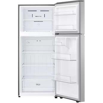 LG 28 Inch Freestanding Top Freezer Refrigerator with 18 cu. ft. Capacity, 2 Glass Shelves, Gallon Door Bins, Multi-Air Flow System, Garage Ready, Ice Maker Ready, and ENERGY STAR®: Printproof™ Stainless Steel — thumbnail 19