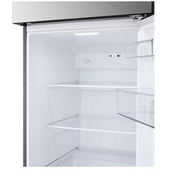 LG 28 Inch Freestanding Top Freezer Refrigerator with 18 cu. ft. Capacity, 2 Glass Shelves, Gallon Door Bins, Multi-Air Flow System, Garage Ready, Ice Maker Ready, and ENERGY STAR®: Printproof™ Stainless Steel — thumbnail 9